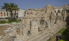 Apollo Temple in Siracusa, Sicily