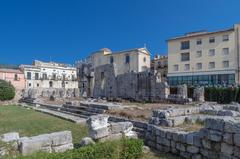 Temple of Apollo on the island of Ortygia in Syracuse