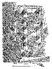 Ancient architecture sketch of Small prostylos B and a large altar in Ortygia, Syracuse