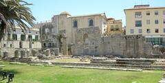 Temple of Apollo ruins in Ortigia