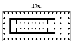 Plan of the Temple of Apollo in Siracusa