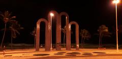 Arcos da Orla de Atalaia à noite, Aracaju