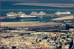 Costa Favolosa cruise ship in Dubai harbor