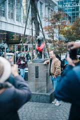 Statue of Hachiko, the loyal dog, in Tokyo