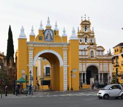 Puerta de la Macarena in Seville, Spain, in front of the homonymous basilica