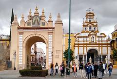 Puerta y Basílica de la Macarena in Seville, Andalusia, Spain