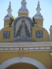 Tile of the Virgin of Macarena in Macarena Gate, Seville