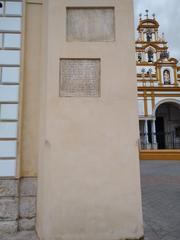 Inscriptions on the Puerta de la Macarena in Seville