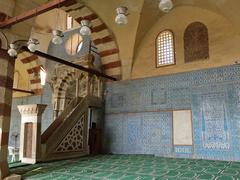 Qibla wall of Aqsunqur Mosque in Cairo, Egypt