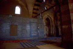 Blue Tiles and Mirhab in the Aqsunqur Mosque