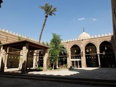 Aqsunqur Mosque courtyard in Cairo, Egypt