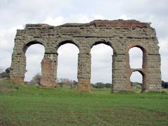 Aqua Claudia near Romavecchia with Anio Novus on top