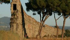 View of Aqua Claudia, Rome