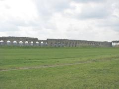 Aqua Claudia near Rome, longest unbroken stretch of above-ground aqueduct