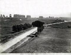 Rome Via Appia Nuova and Claudius aqueducts by James Anderson