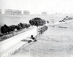 Appian Way with Aqua Claudia in the background