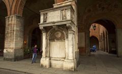 Scenic view of Cremona's iconic architecture and greenery