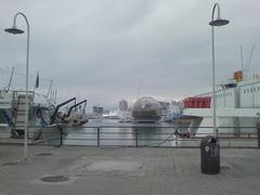 Aquarium of Genova in Italy with Pencil Tower