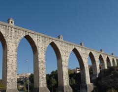 Lisbon Aqueduct Águas Livres over Alcântara Valley