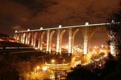 Aqueduto das Aguas Livres in Lisboa Portugal