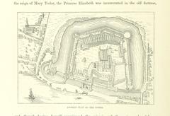 Historical map of England, Scotland, and Ireland from 1887