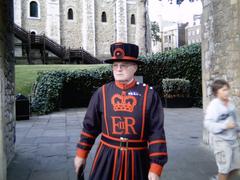 A beefeater from the Yeoman Warders at the Tower of London