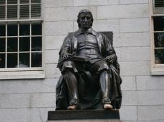 John Harvard Statue at Harvard University