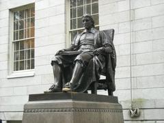 John Harvard Statue at Harvard Yard