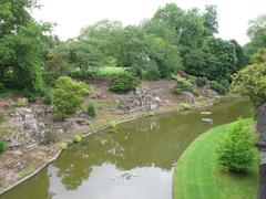 Rockery by Eltham Palace moat