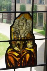 Stained glass window at Eltham Palace