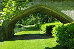 Through the North Stone Bridge, Eltham Palace