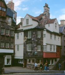 John Knox House on the Royal Mile in Edinburgh built in 1490