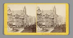 View of John Knox House in Edinburgh