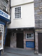 John Knox House entrance in Edinburgh