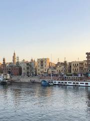 Belle Epoque buildings in El Bahr, Esna