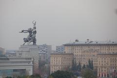 Worker and Kolkhoz Woman statue at VDNKh