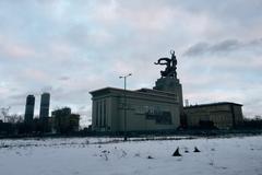 Worker and Kolkhoz Woman monument in Moscow in 2015