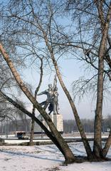 Worker and Kolkhoz Woman monument in Moscow