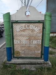 General Trias Welcome Monument at dusk