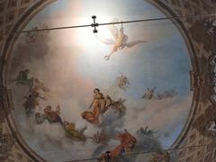 Ceiling fresco of the Theatre of the Immaculate in Bergamo