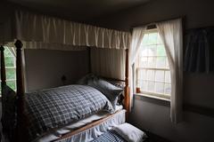 Historical bedroom interior at Joseph Schneider Haus