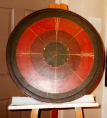 Replica of Eckhardt Wettlaufer's oldest known crokinole board