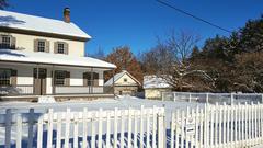 Schneider Haus front view with outbuildings