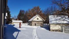 Schneider Haus with outbuildings