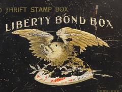 Detail of Liberty Bond Box at the National World War I Museum and Memorial in Kansas City, Missouri