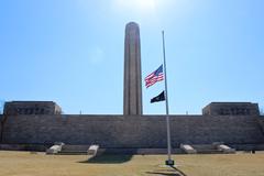 The National World War I Museum and Memorial from the northern lawn