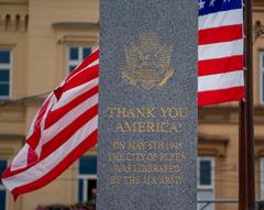 “Thank You America” Memorial in Pilsen, Czech Republic