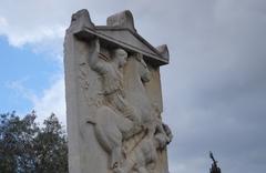 Photo of a Greek monument