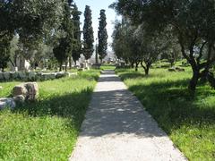 Kerameikos Ancient Graveyard in Athens, Greece