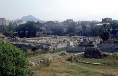 Themistoklean wall and Sacred Gate in Athens